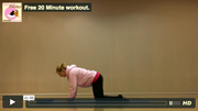 Free 20 minute Pilates workout for subscribers to Tameside Pilates newsletter